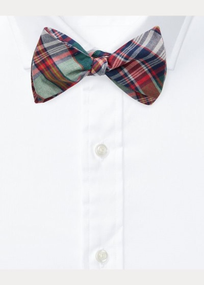 Men's Polo Ralph Lauren Madras Bow Ties | 903786AVI